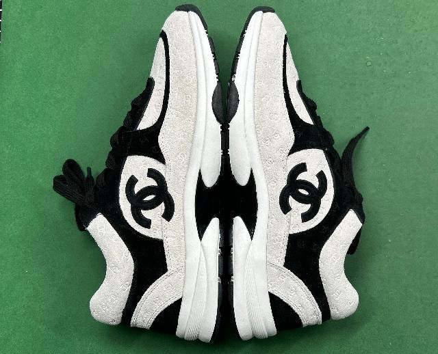  Chanel Silver Horn Big King Dad Sneakers [7 styles] -4