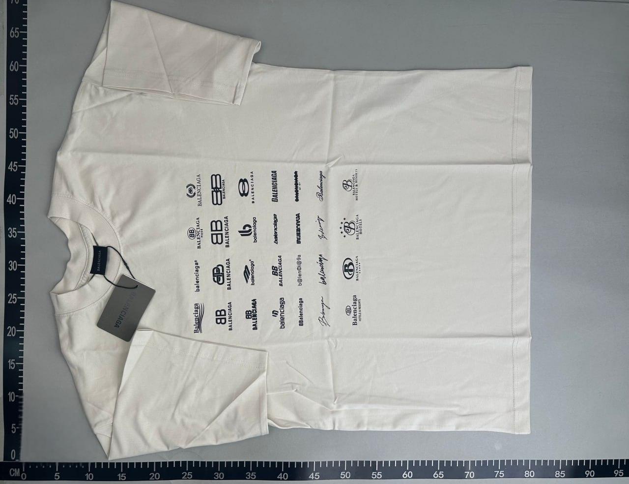Balenciaga Logo Grid T-Shirt [5 styles] -3
