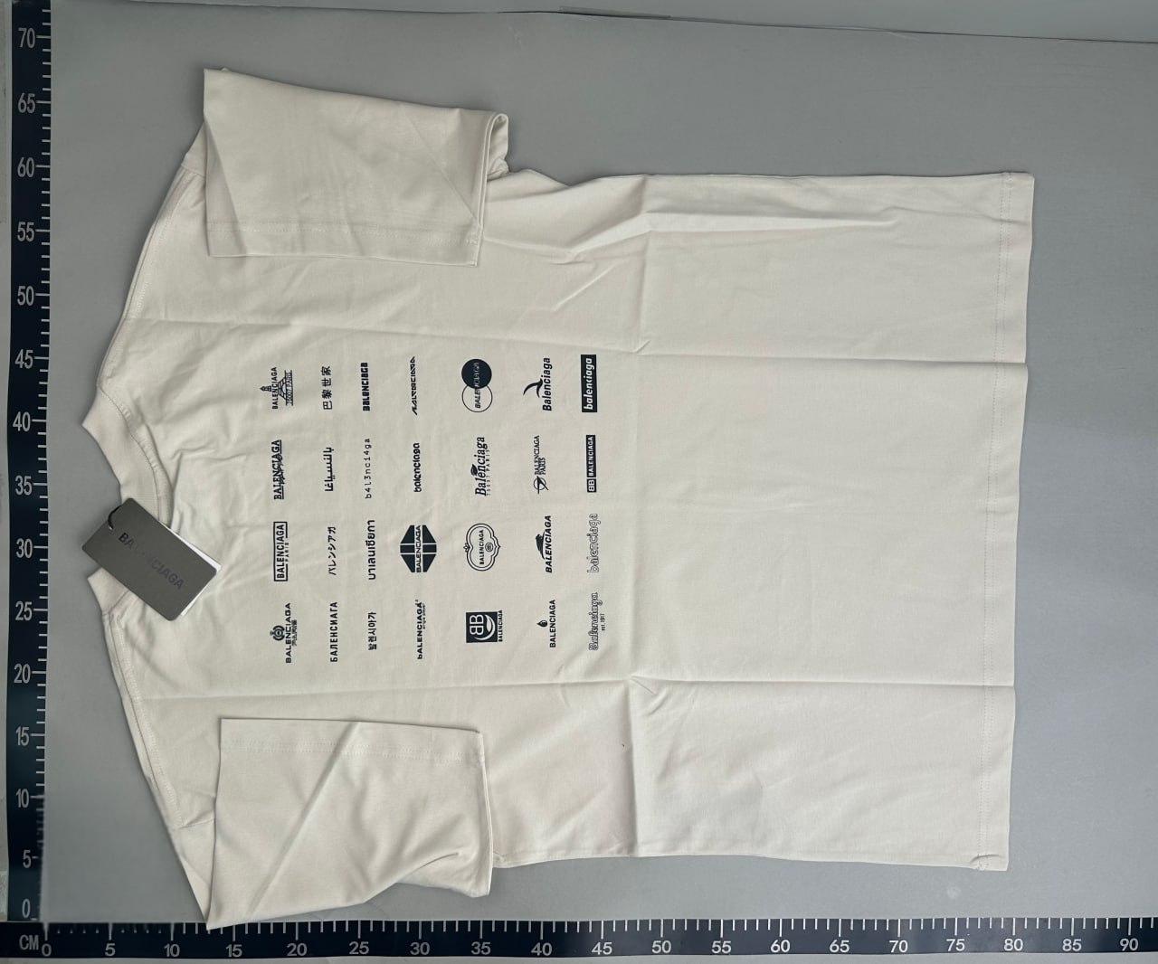 Balenciaga Logo Grid T-Shirt [5 styles] -4