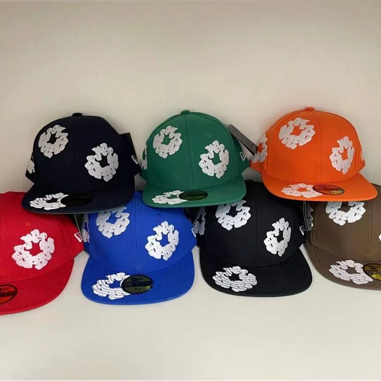  DENIM TEARS Wreath Pattern 59FIFTY Fitted Caps [12 styles] -4