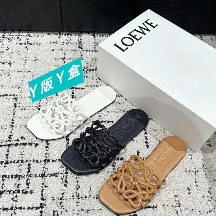    LOEWE Anagram Slide Sandals