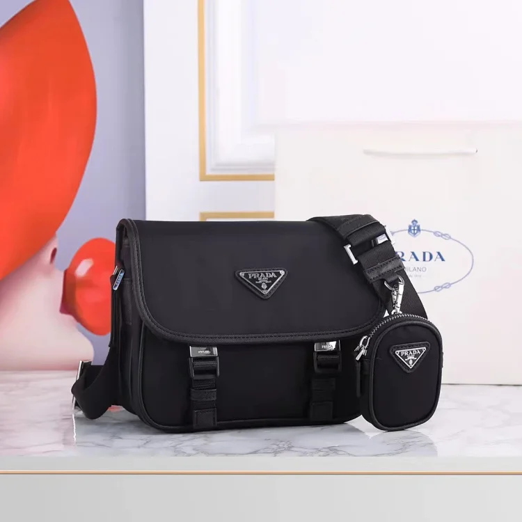  Prada Re-Nylon Messenger Bag 