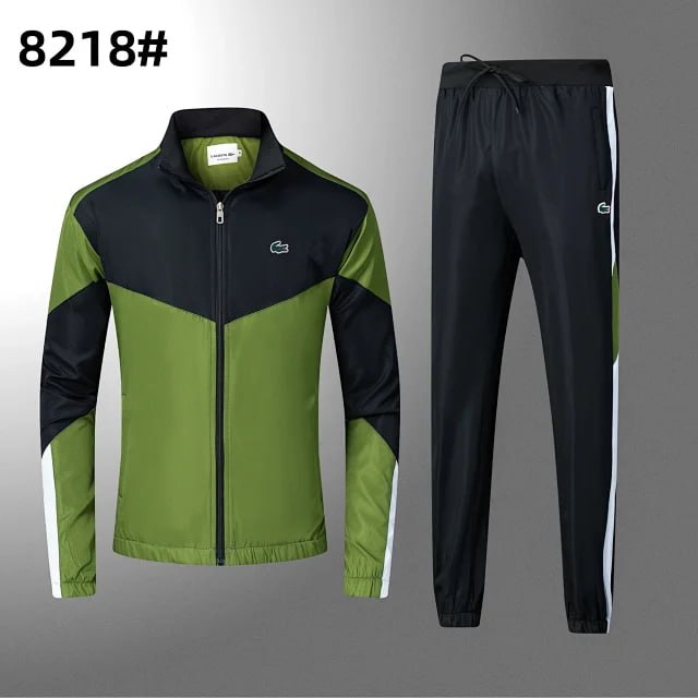  Lacoste 8221# White/Green Tra