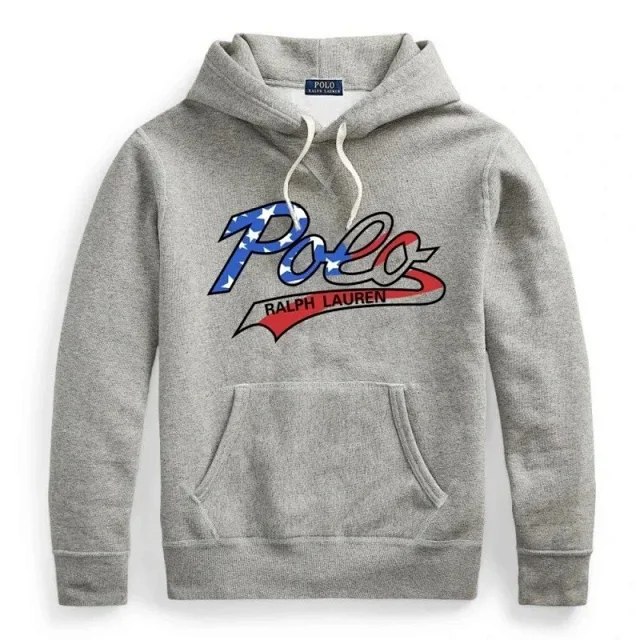 Ralph Laure Polo Sport New autumn and winter Paul Morgan sports embroidered cotton hooded top -2
