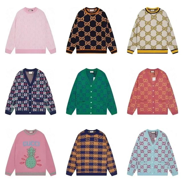 Gucci Loose sweater with round neck and logo -2