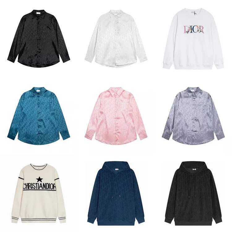 Dior Printed long-sleeved loos