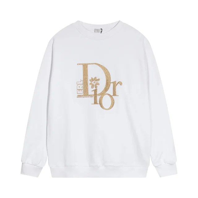 Dior Printed long-sleeved loose shirt top -2