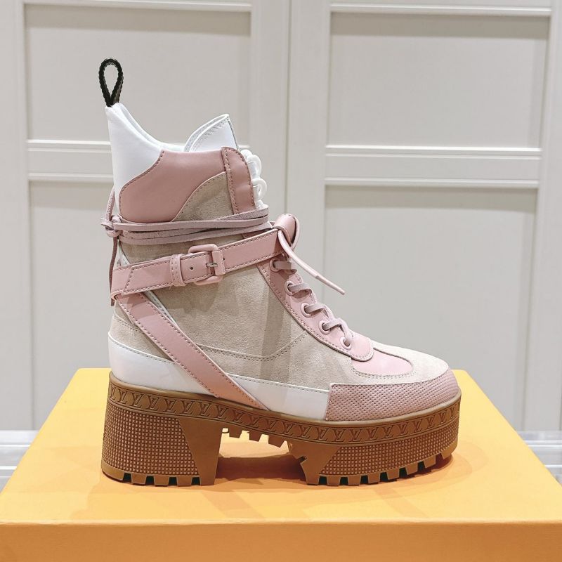   Classic High Heel Martin Boots -2