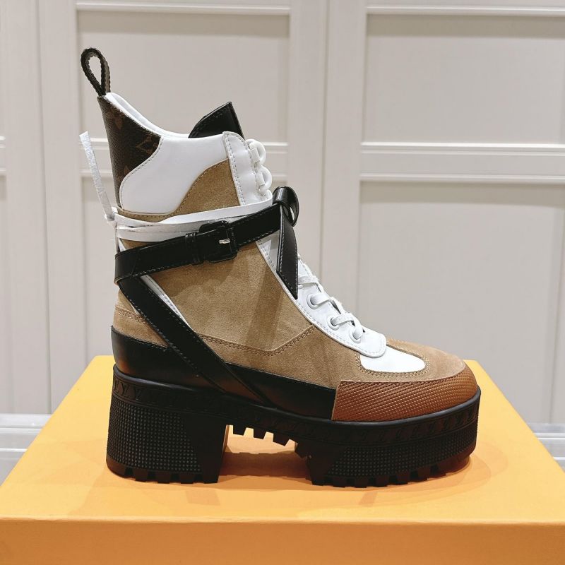   Classic High Heel Martin Boots -3