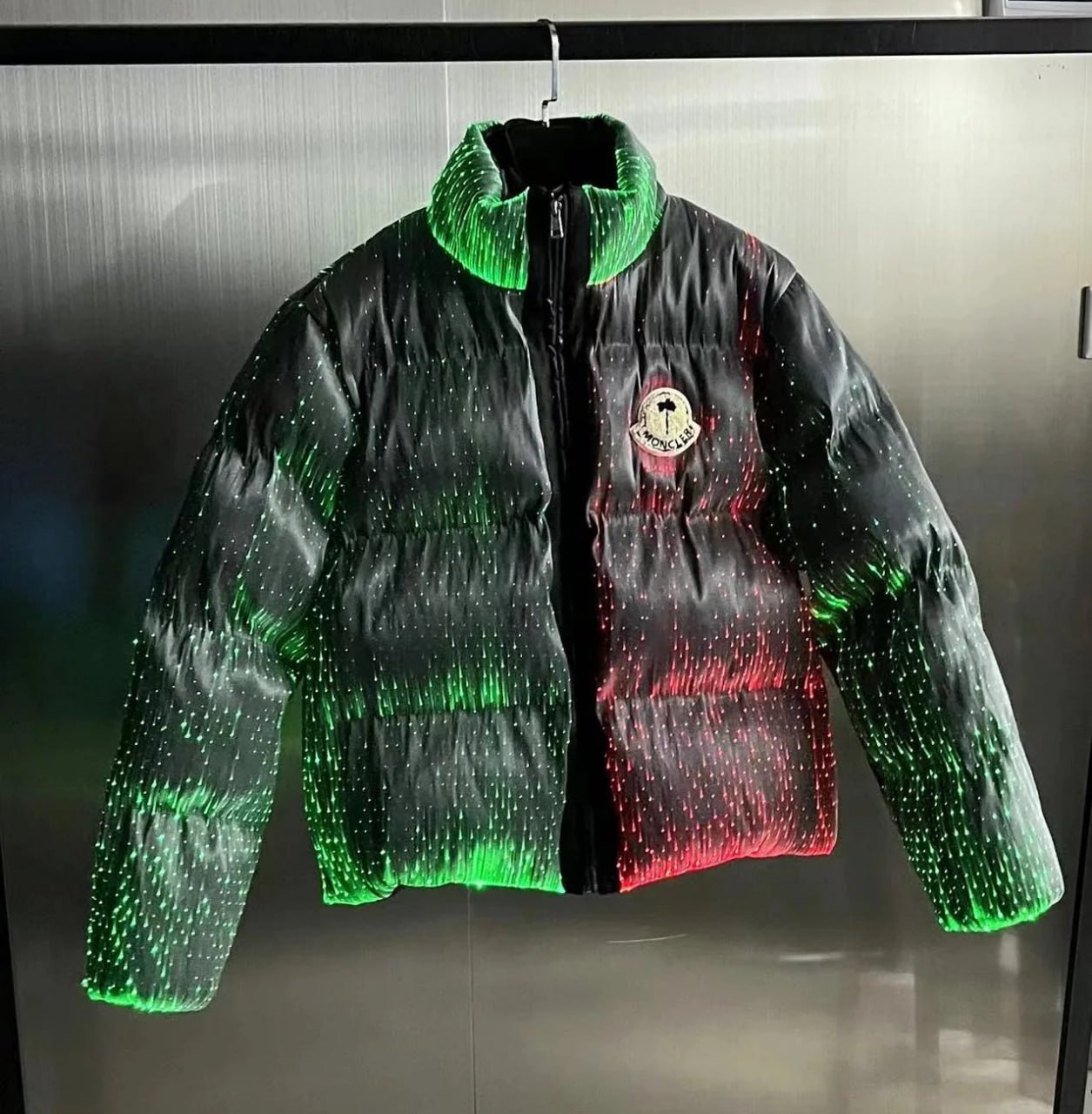 Palm Angels Reflective down jacket -3