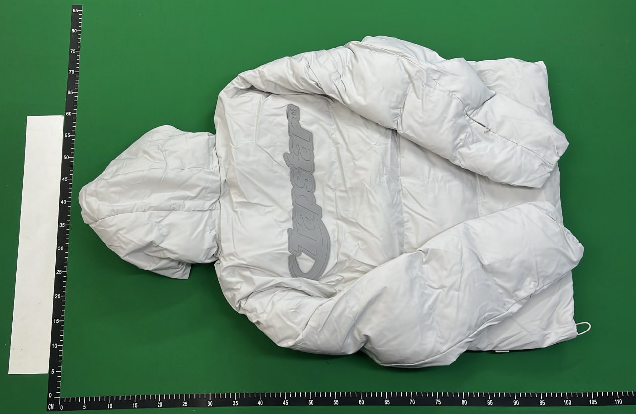  Moncler White Down Jacket with Hood -2