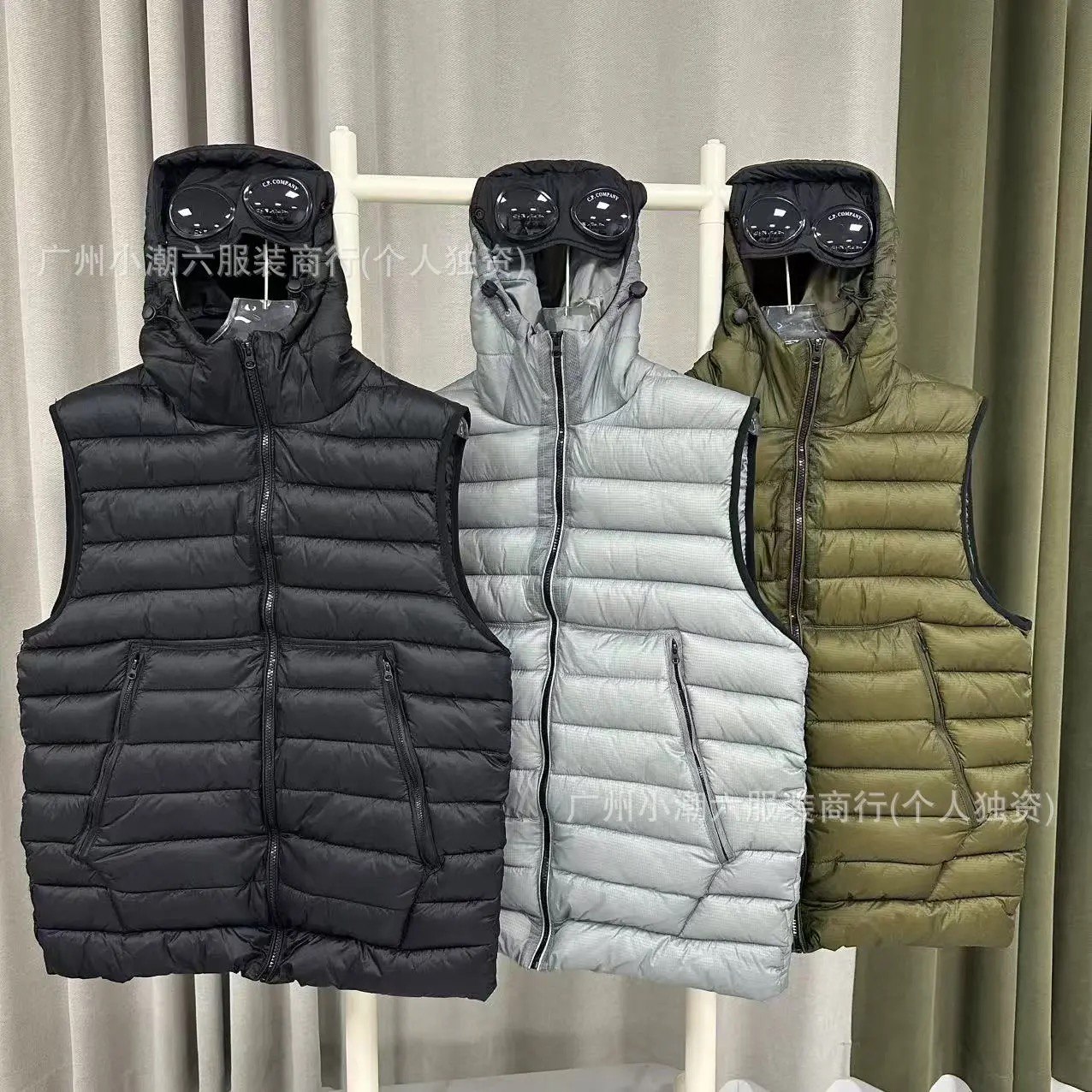 C.P Company hoodie T-shirt down jacketdown -2