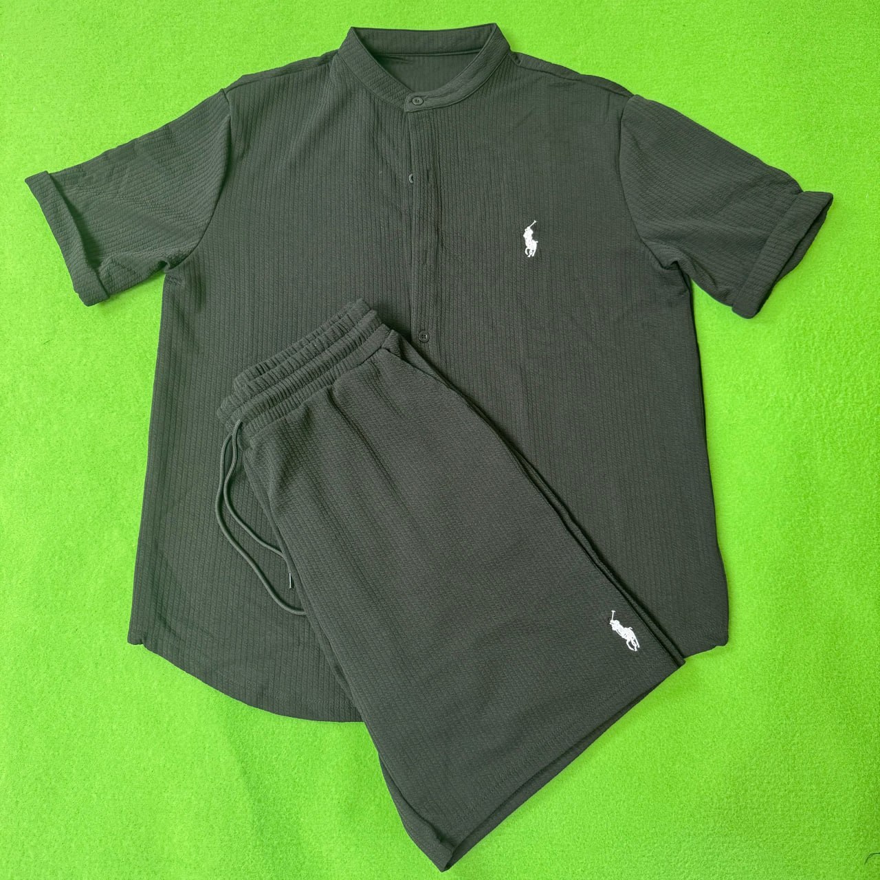 Ralph Lauren Lacoste  T-shirt tee shorts Suits set -5