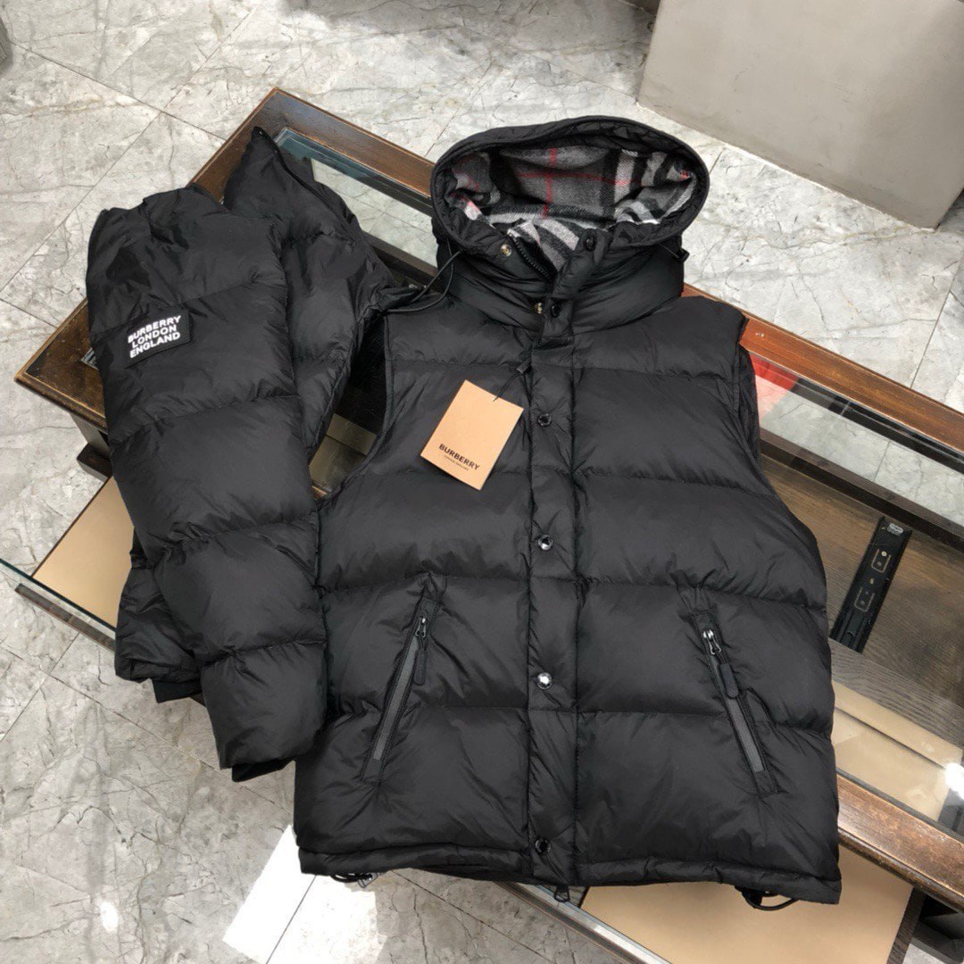 RALPH LAUREN high quality down jacketBurberry jacket with detachable sleeves） -3