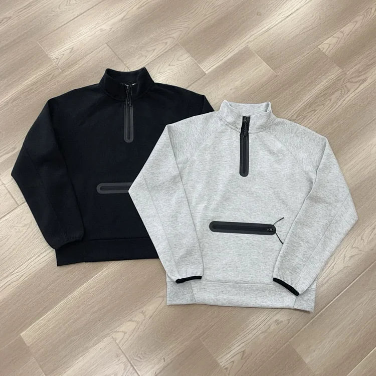  Men's Half-Zip Pullover Sweatshirt [4 styles]