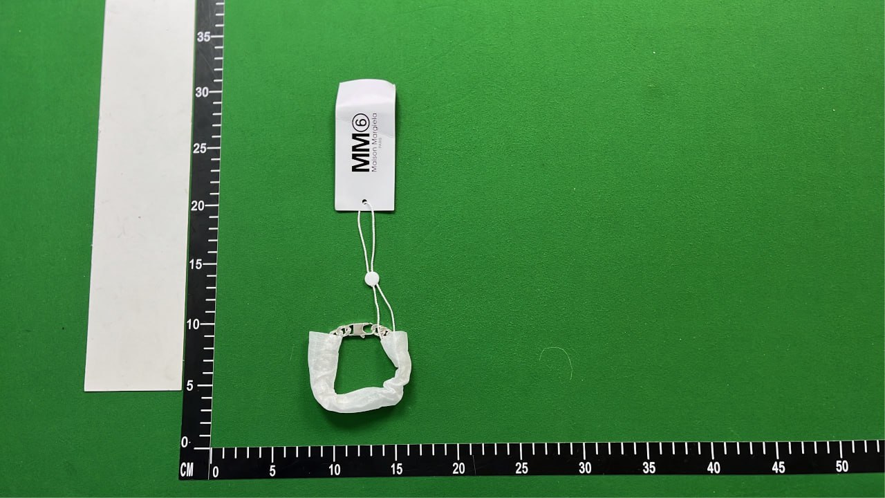 MM6 Silver Chain Necklace with Gift Box and Tag [2 styles] -5