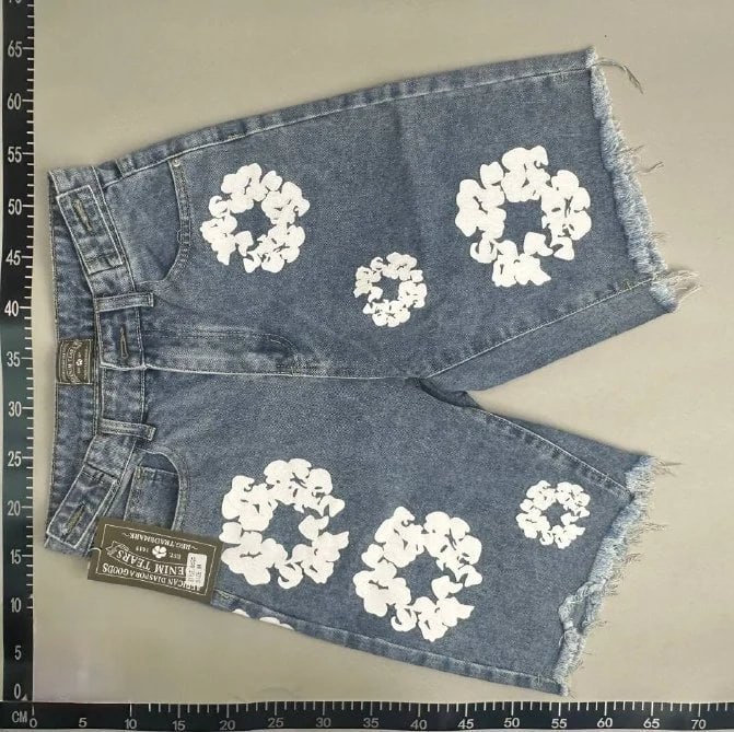  DENIM TEARS DENIM SHORTS -3