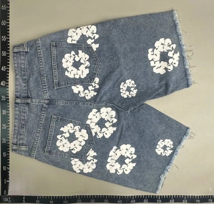 DENIM TEARS DENIM SHORTS -4