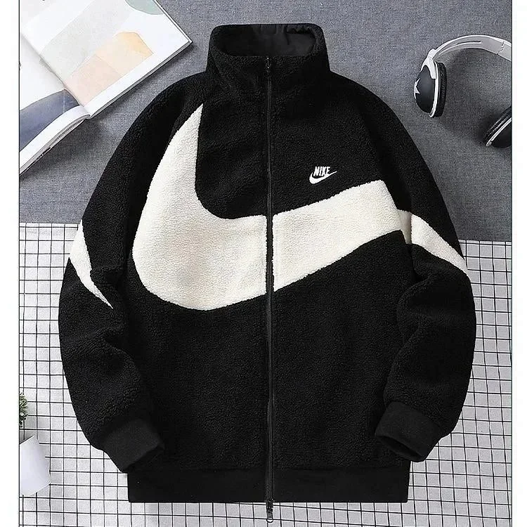     NIKE lamb wool coat