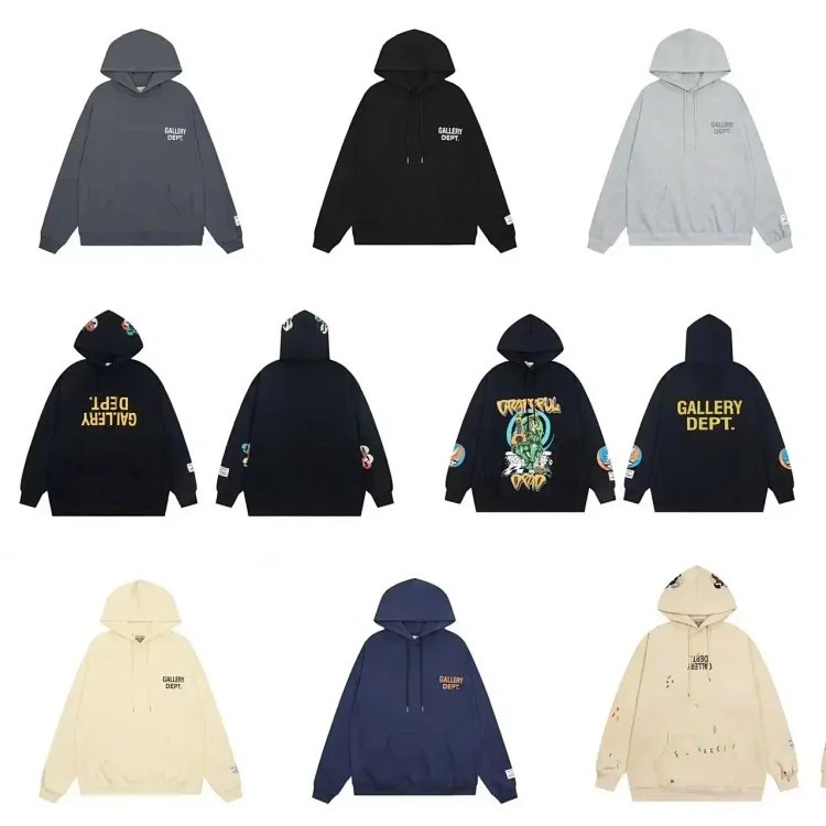  Stussy Stussy Angel Bear Flower Windmill Eight Ball Crown Print Sweatshirt