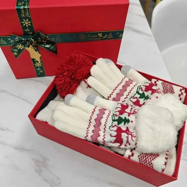 Fashionable Christmas scarf set -5