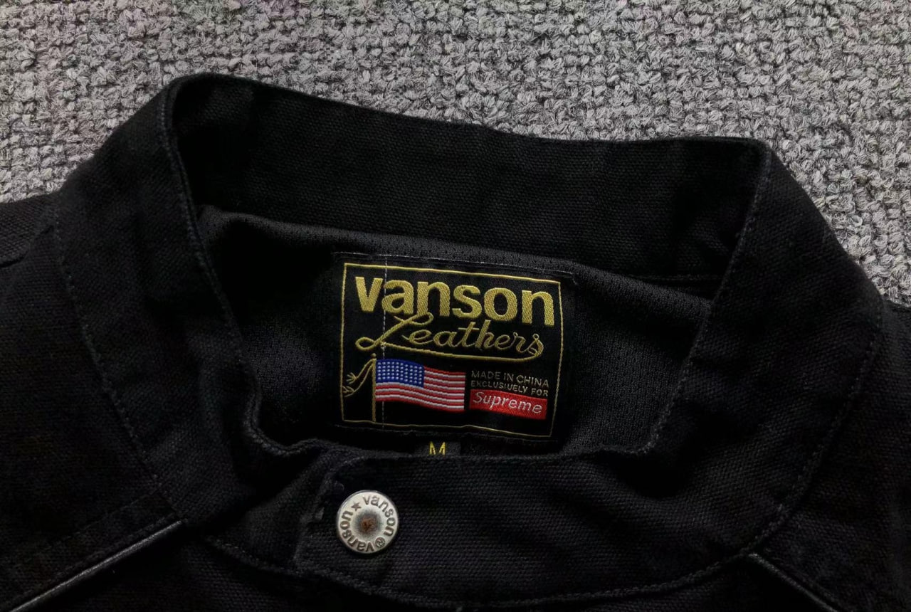 Supreme & Vanson denim jacket -3